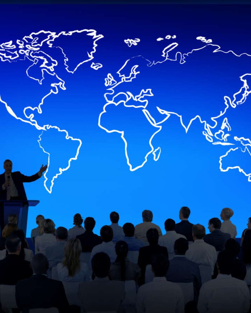Cartography Connection Earth World Map Concept